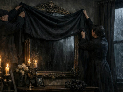 Зачем завешивают зеркала при покойнике