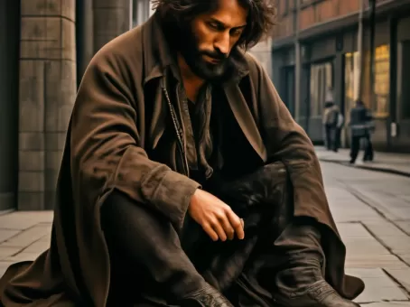 Бездомный дал девушке клочок бумаги, и она узнала правду о нем