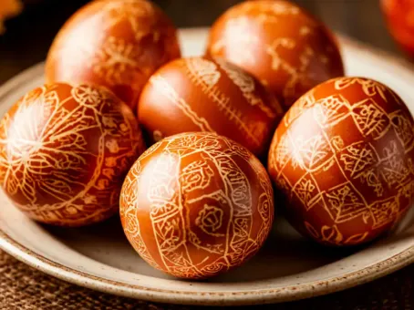 Натурально и красиво: чем заменили луковую шелуху при покраске яиц