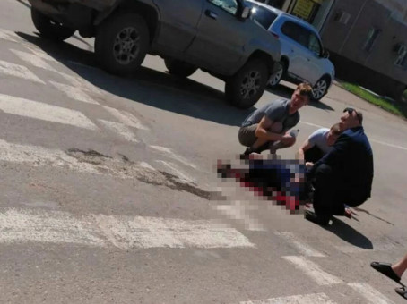 В Иркутской области на видео попало, как женщине оторвало часть ноги в момент ДТП