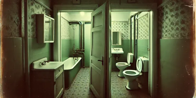 Почему туалет и ванная в советских квартирах делались раздельно