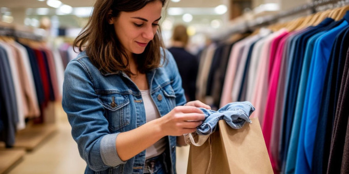 Никогда не носите сумку на плече, когда ходите по магазину