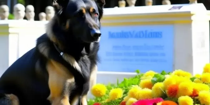 Все думали, что собака скорбит по хозяину: что находилось под ней