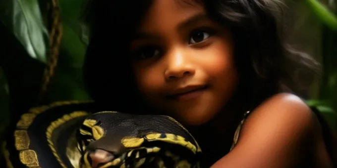 5-ти летняя девочка играла с питоном: что произошло дальше