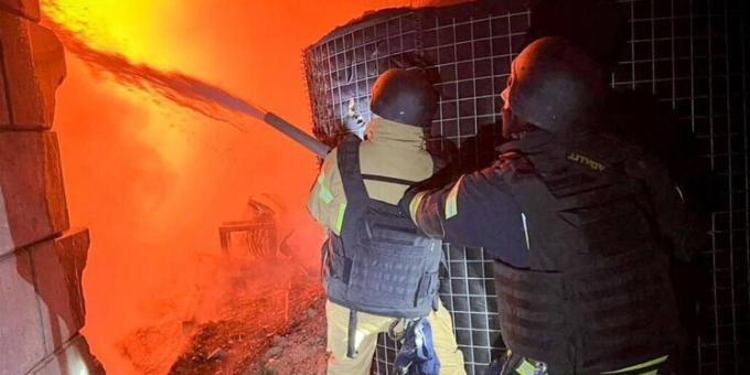 «Горело и детонировало все»: Киев накрыло огнем баллистики