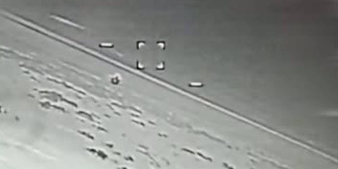 Зеленский показал первые кадры работы дрона-перехватчика «Гераней-5»