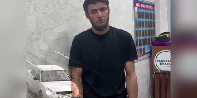 Водитель в Дагестане показал средний палец дорожной камере и получил трое суток ареста